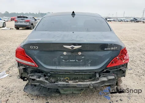 2019 Genesis G70 Advanced z USA, uszkodzony, nr VIN KMTG64LA5KU018712